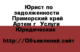 Юрист по задолженности - Приморский край, Артем г. Услуги » Юридические   